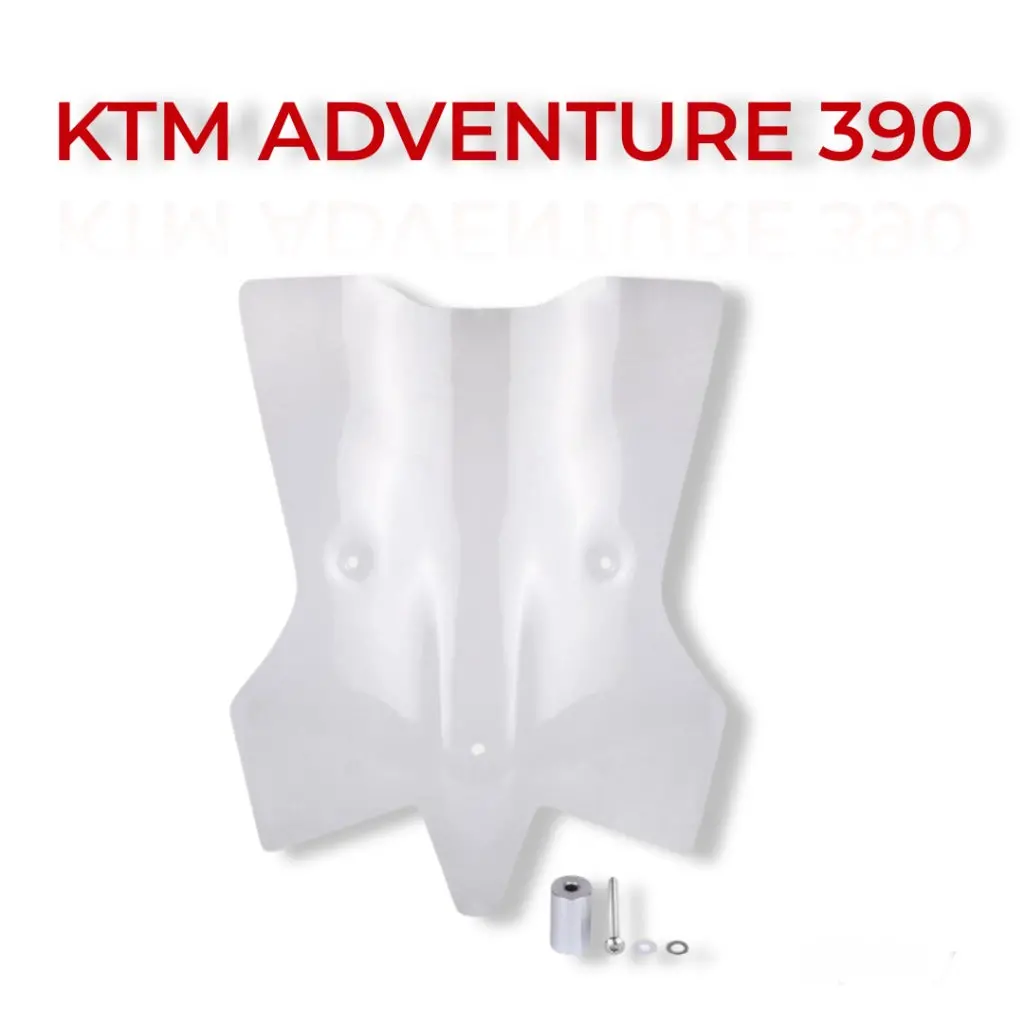 Windshield For Ktm 390 Adventure | Smoke Black | Transperant 1