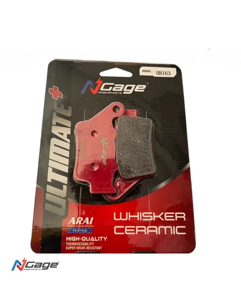 Ktm Adventure 250/390| Rear Whisker Ceramic Ultimate + Brake Pads | Ngage Powerparts 1