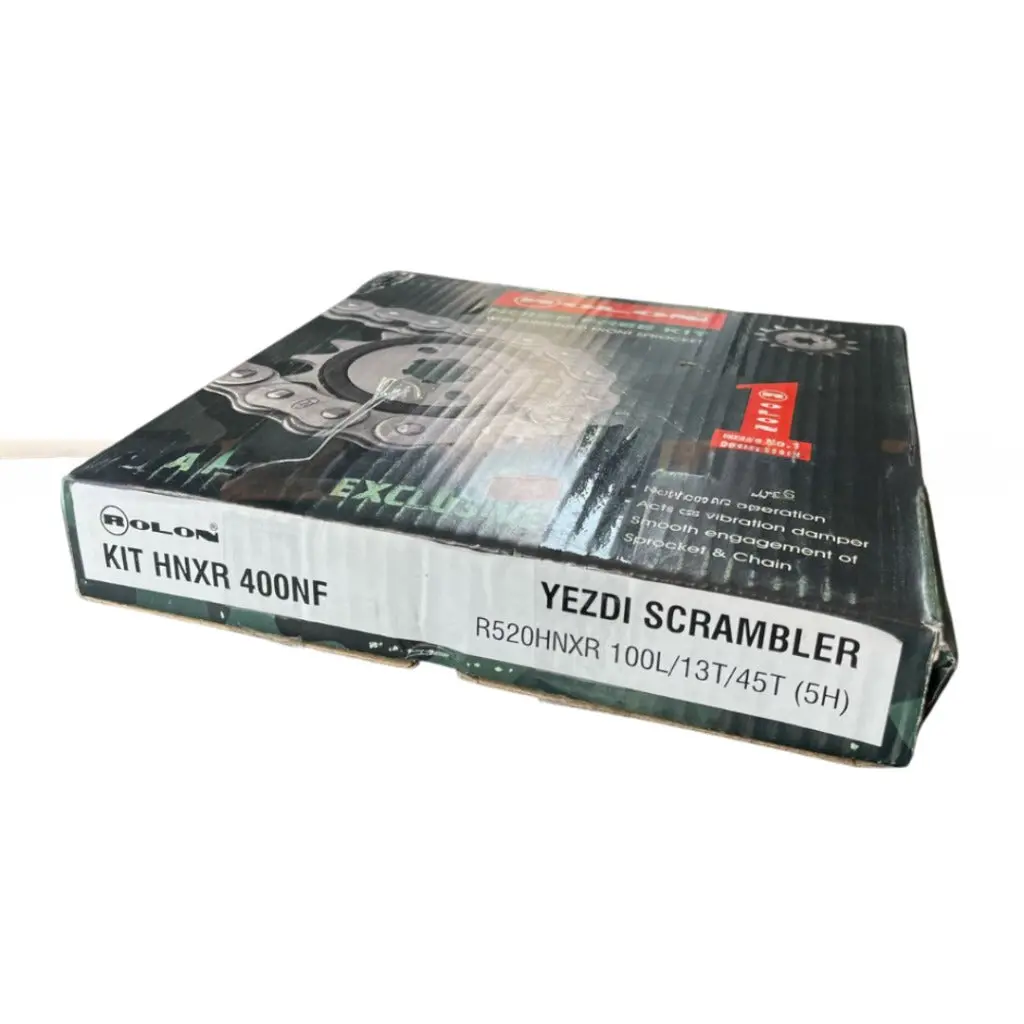 Yezdi Scrambler | Rolon Chain Sprocket Kit - Normal ( Hnxr 400Nf ) 1