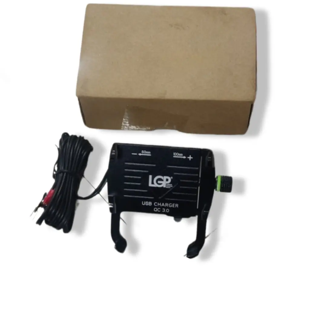 Lgp Universal Phone Holder Claw Grip With Base ( Fast Qc3.0 Charger) -M6s 1