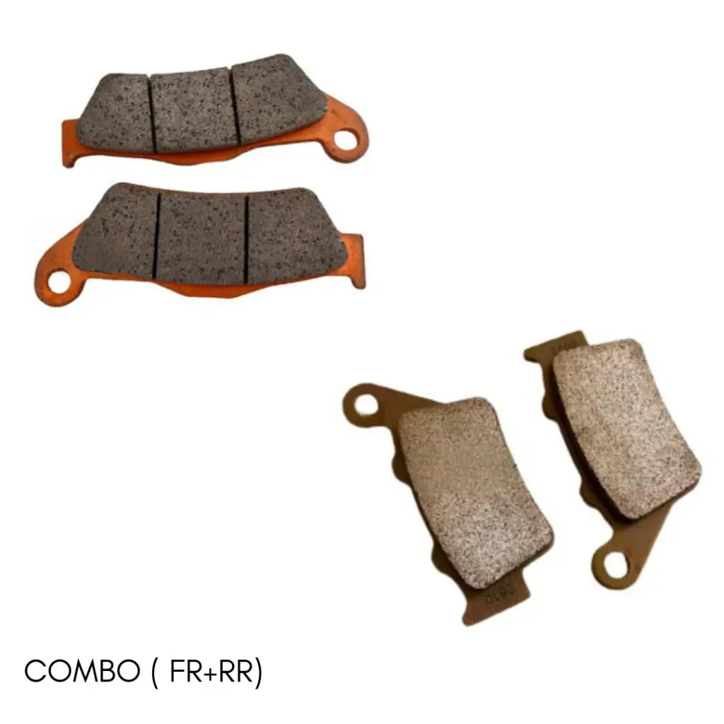 Brembo Sintered Brake Pads Set ( Front + Rear ) Compatible For Re Himalayan 411/Scram 411/Hunter 350/Meteor 350- Combo 1