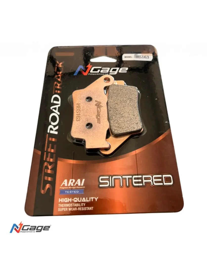 Bajaj Ns 200/Dominar 250/400| Rear Sintered Brake Pads | Ngage Powerparts - Arai Certified For Extreme Performance 1