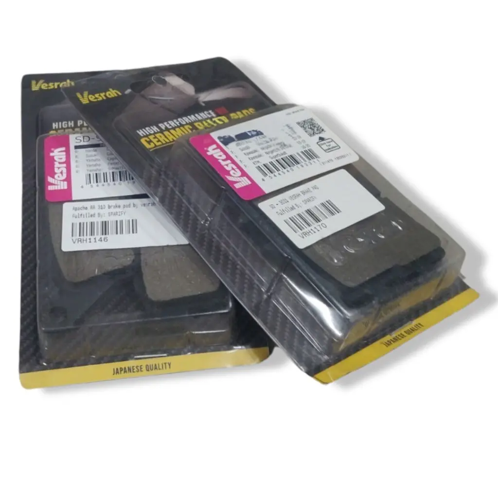 Re Hunter 350/Meteor 350 Ceramic Brake Pads By Vesrah - Combo (Front & Rear) 1