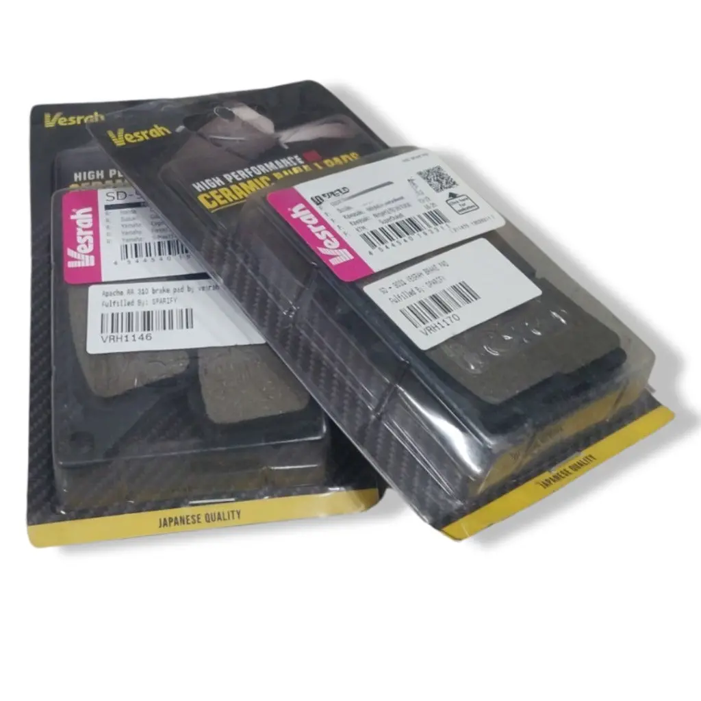 Interceptor 650 /Continental Gt 650 Ceramic Brake Pads By Vesrah - Combo (Front & Rear).Sd953. Sd958 1