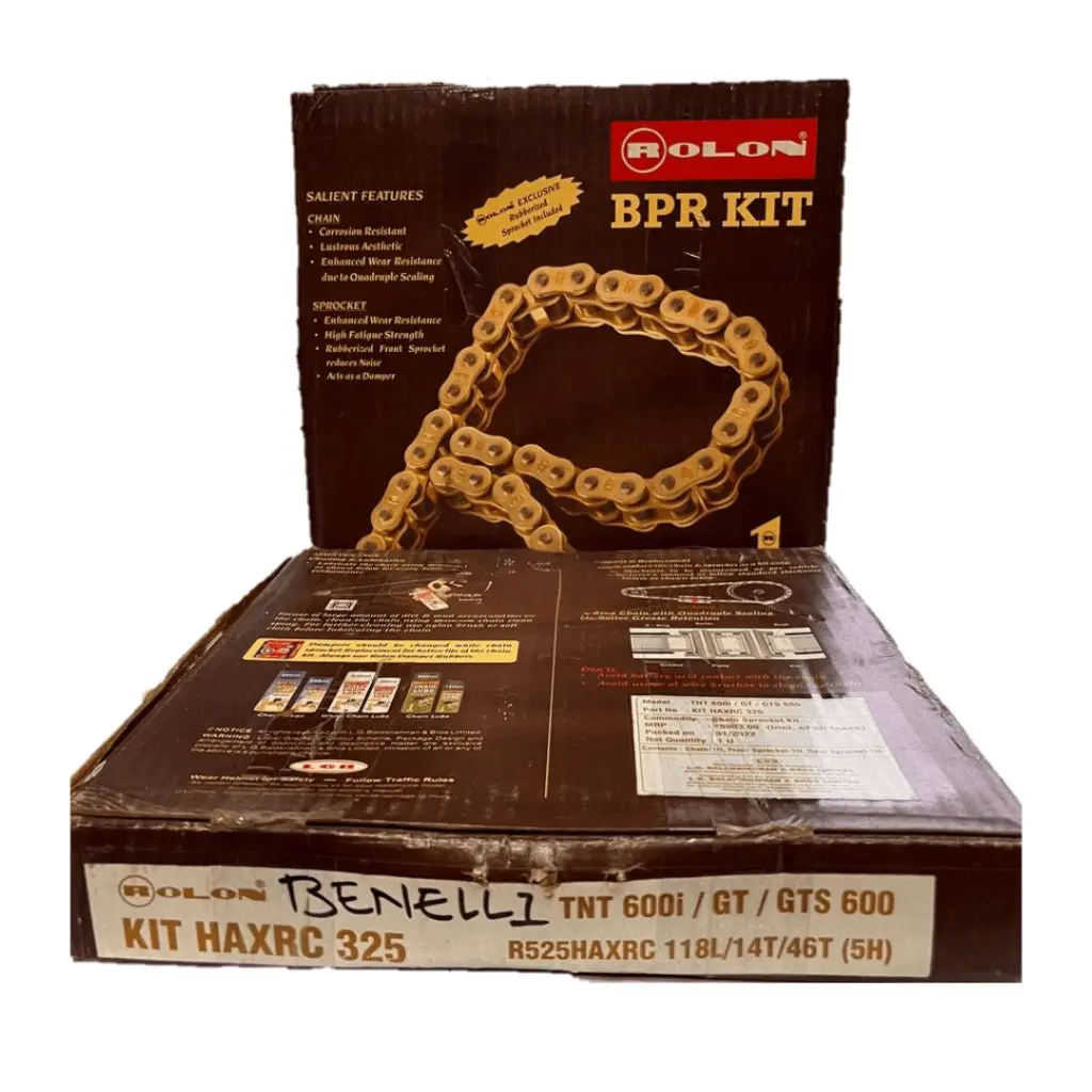 Benelli Tnt600i/Gt/Gts 600 Rolon Brass Chain Sprocket Kit 1