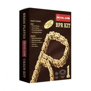 Apache Rtr 160 4V Rolon Brass Chain Sprocket Kit Compatible For New Models 1
