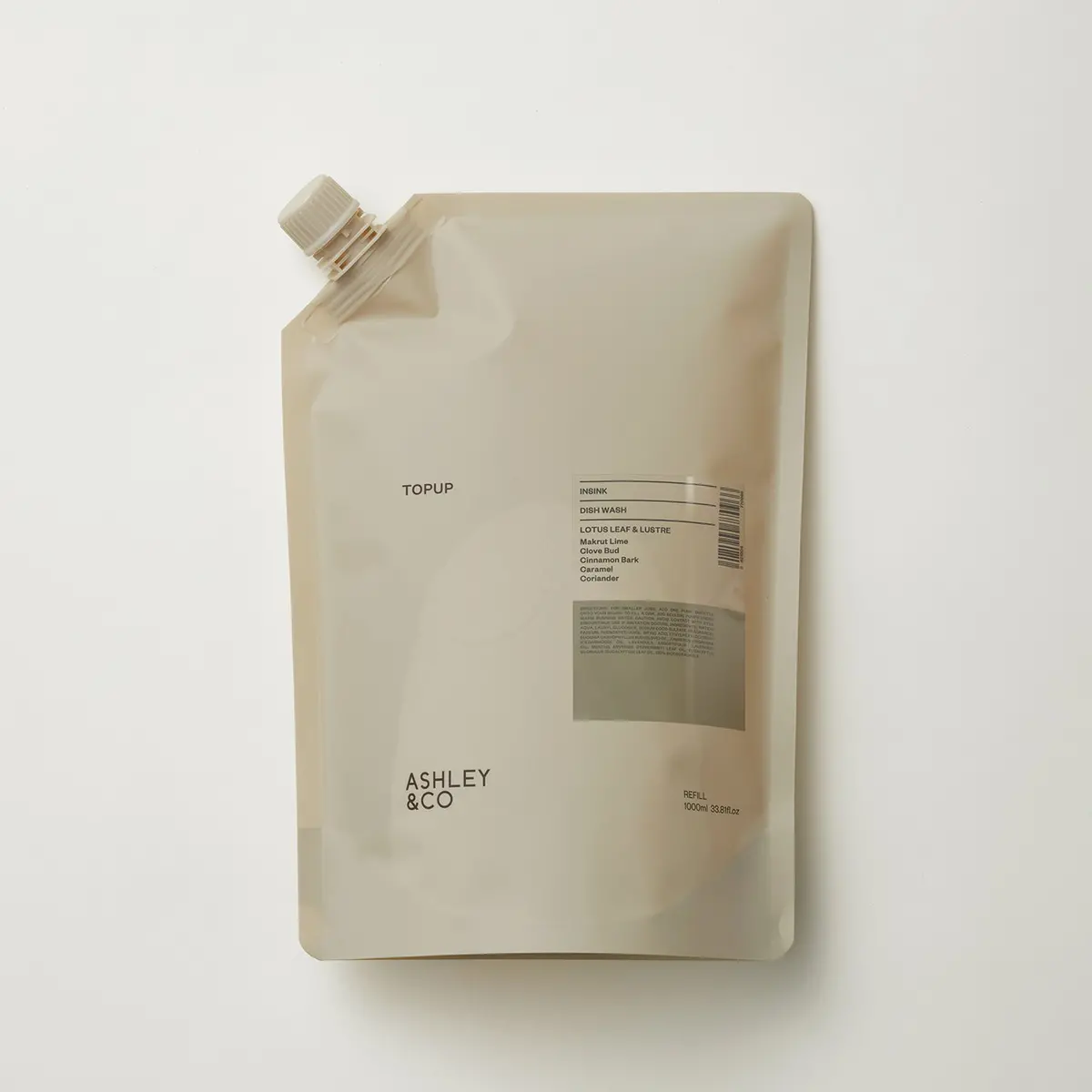 Ashley + Co | Insink Dish Wash Topup | Lotus Leaf + Lustre 1