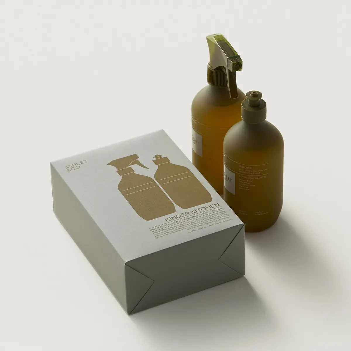 Ashley + Co | Kinder Kitchen Care Set | Lotus Leaf + Lustre ~ Dc 1