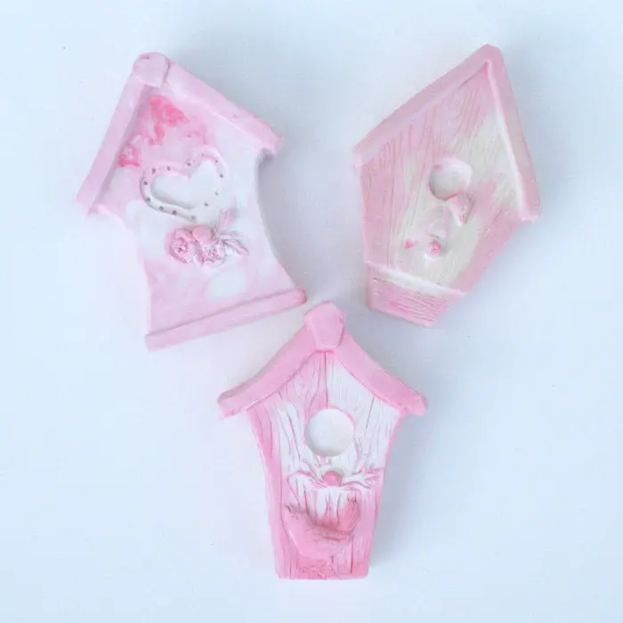 Bird House Plaques Set (Pack Of 6) 1