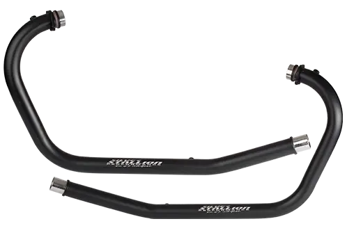(Black) Free Flow Bend Pipe ( Header Pipe ) For Interceptor / Gt 650  - Silver Stallion Performance 1
