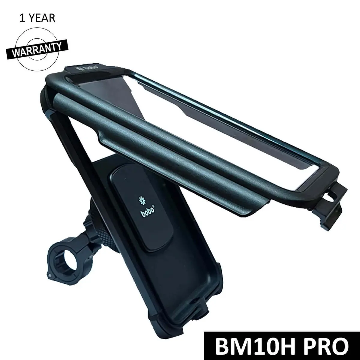 Bobo Bm10h Pro Fully Waterproof Bike / Cycle Phone Holder With Vibration Controller Motorcycle Mobile Mount 1