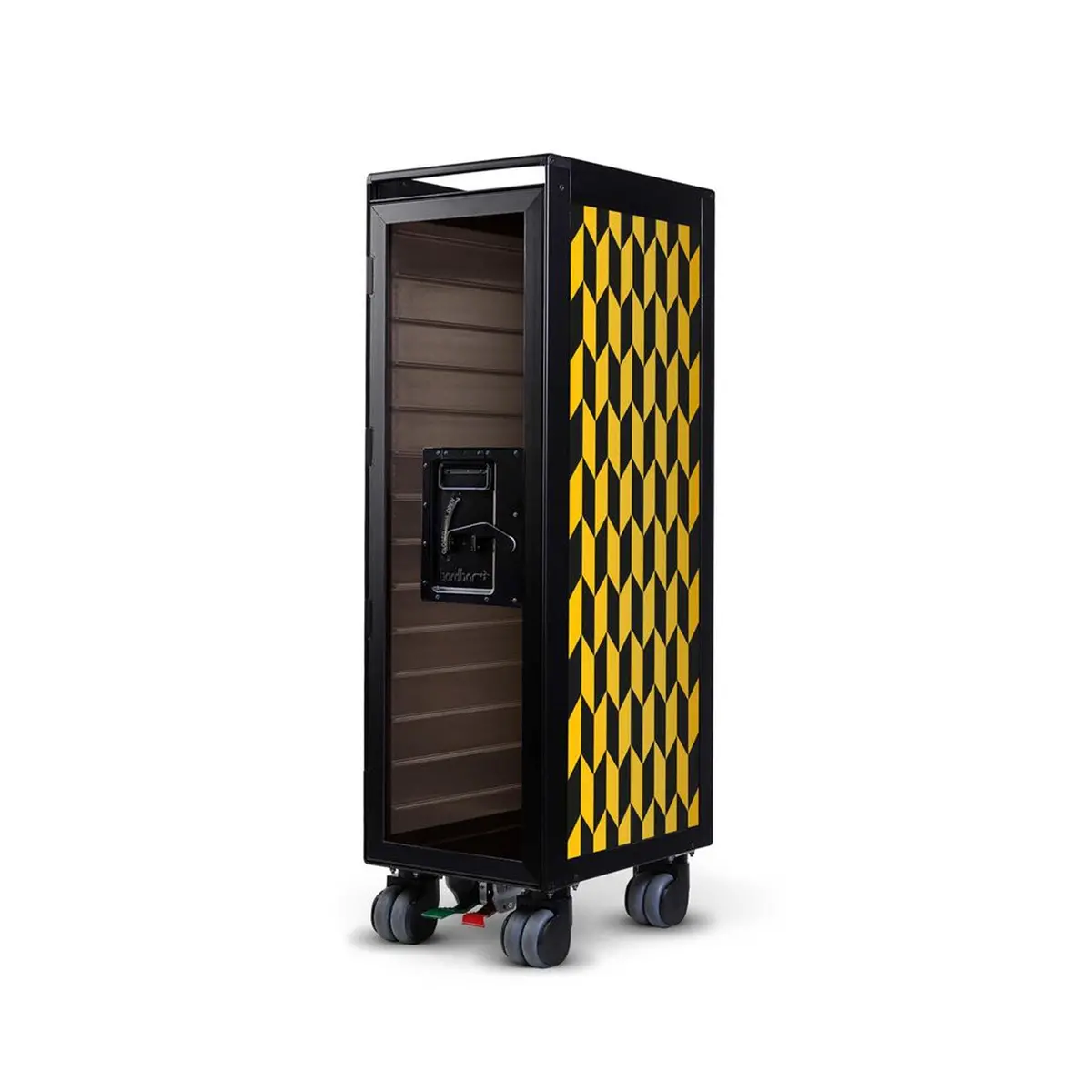 Bordbar | Classic Trolley | Outer Trolley Only - Black With Transparent Smoke Door 2