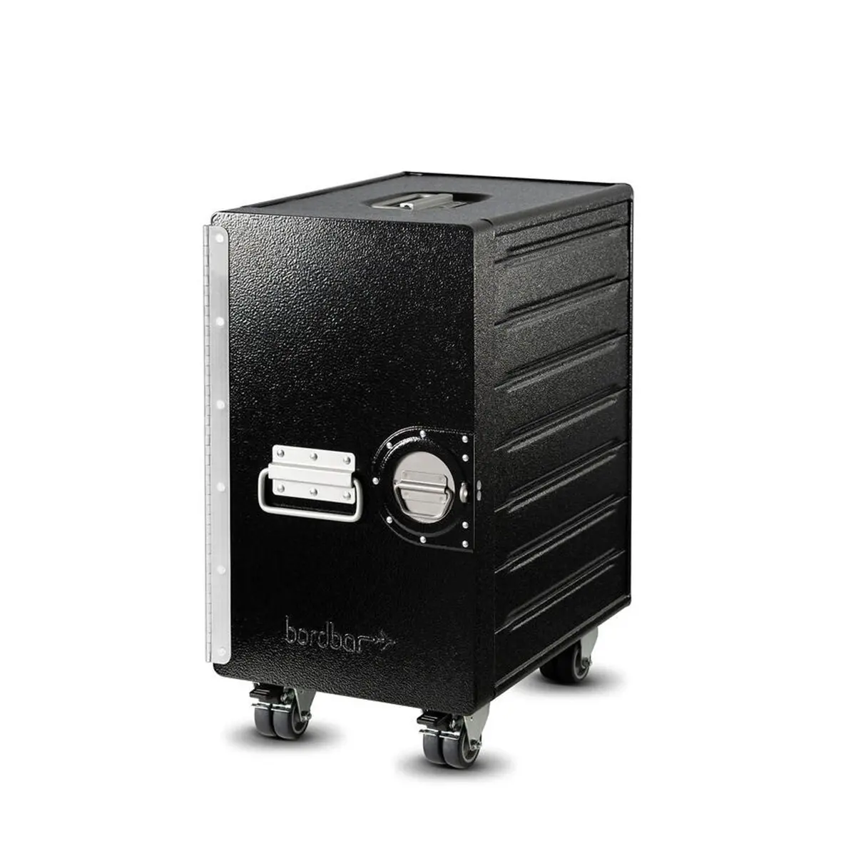 Bordbar | Box Trolley | Door Hinge Left + Bedside Equipment | Black 1