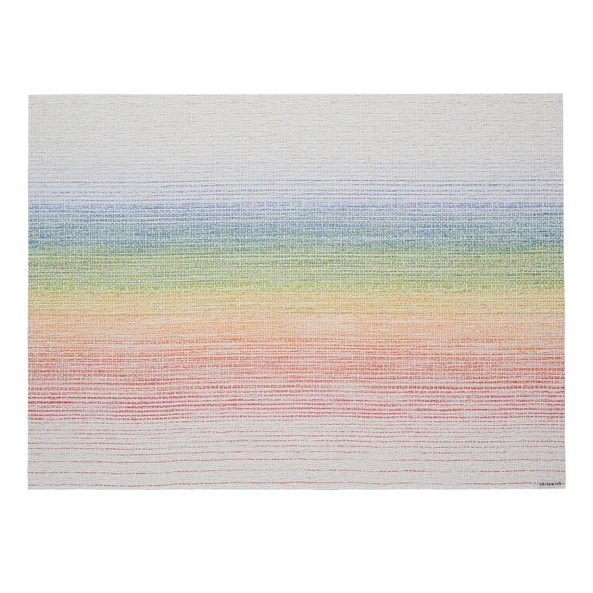 Chilewich | Placemat Rectangle | Ombre Rainbow 1