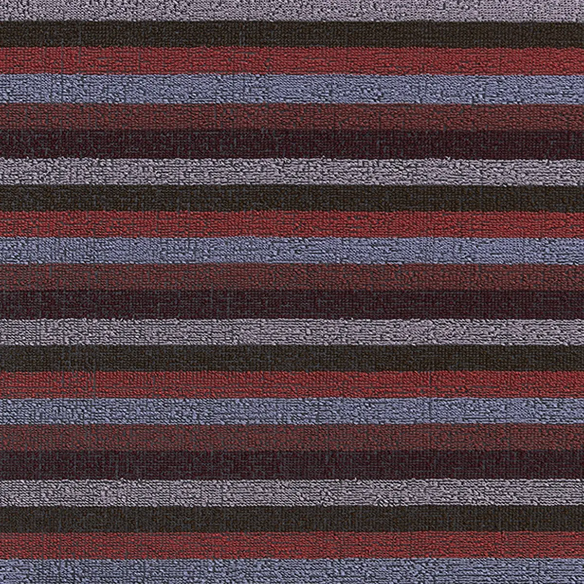 Chilewich | Shag Doormat 46X71cm (18X28") | Even Stripe Berry 1