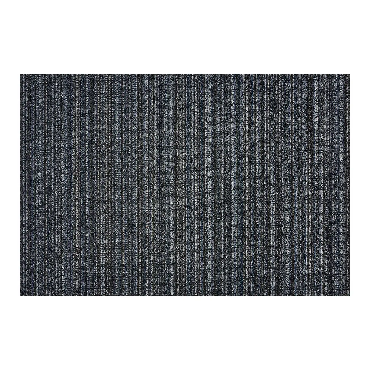 Chilewich | Shag Utility Doormat 61X91cm (24X36") | Skinny Stripe Blue 1