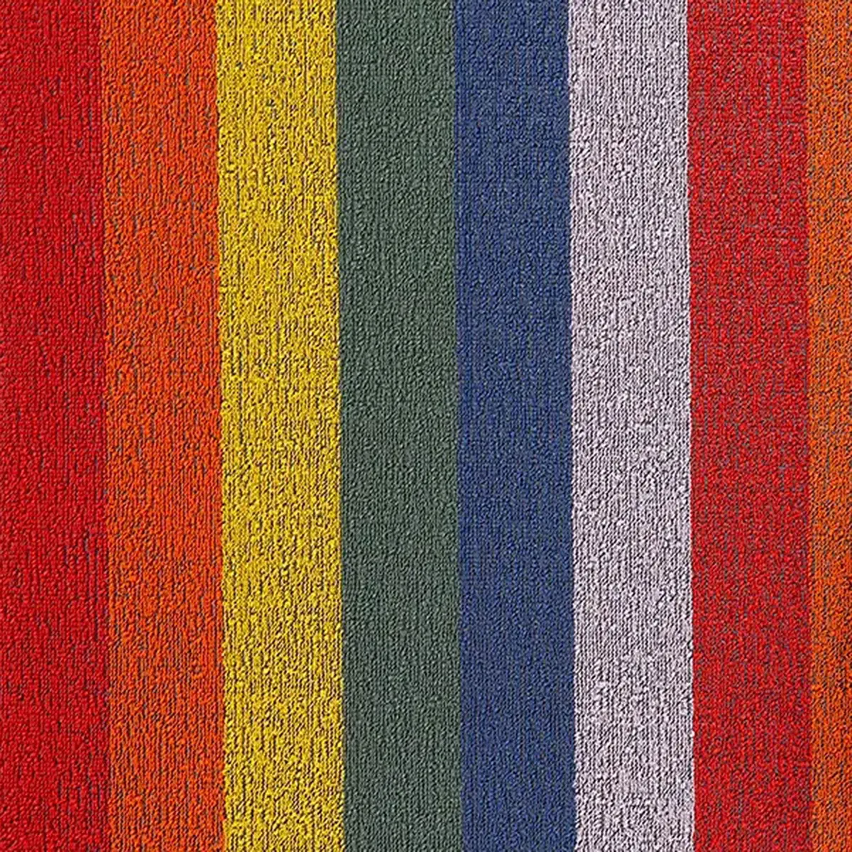 Chilewich | Shag Runner Mat 61X183cm (24X72") | Pride Stripe Rainbow ~ Dc 1