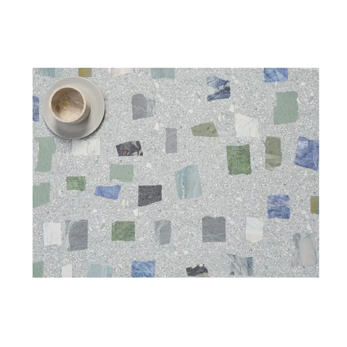 Chilewich | Placemat Rectangle | Pietra Deep Sea 1