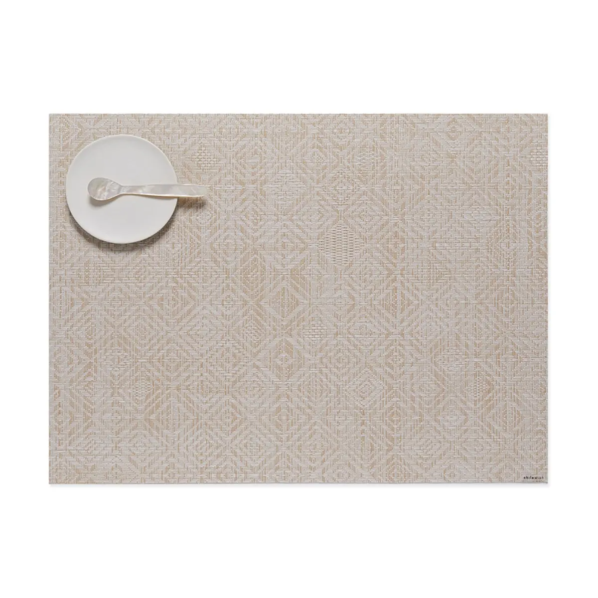 Chilewich | Placemat Rectangle | Mosaic Almond 1