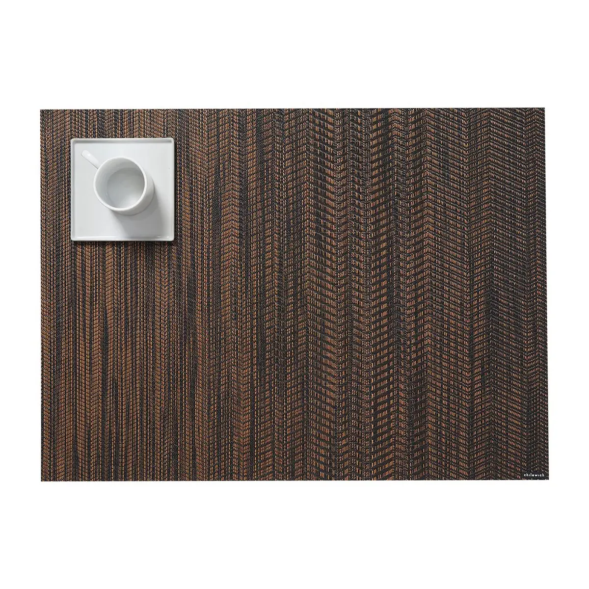 Chilewich | Placemat Rectangle | Wave Tiger Eye 1