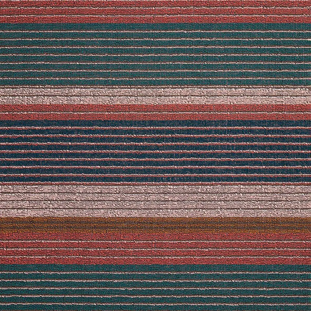 Chilewich | Shag Runner Mat 61X183cm (24X72") | Pleat Stripe Raspberry 1