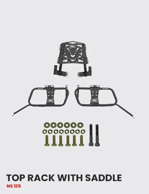 Ns125,160,200 Top Rack With Saddle Stay Black - Sb 626 / Ht Exhaust 1