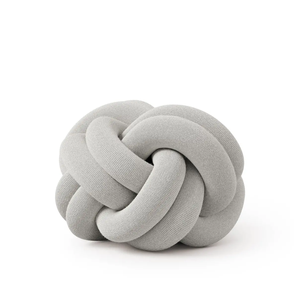 Design House Stockholm | Knot Cushion | White Grey 1