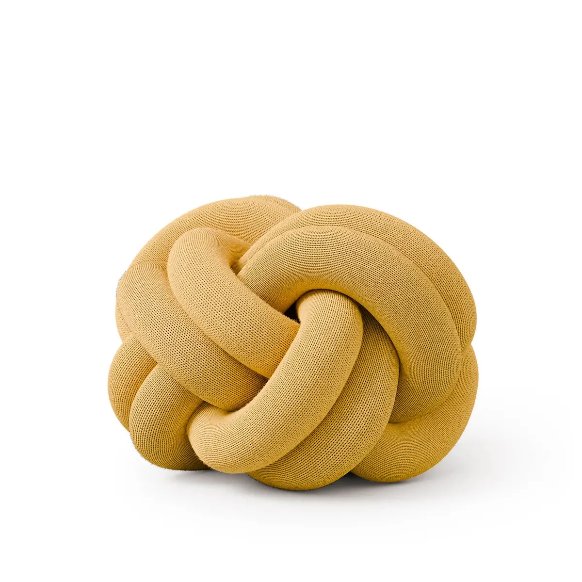 Design House Stockholm | Knot Cushion | Yellow 1