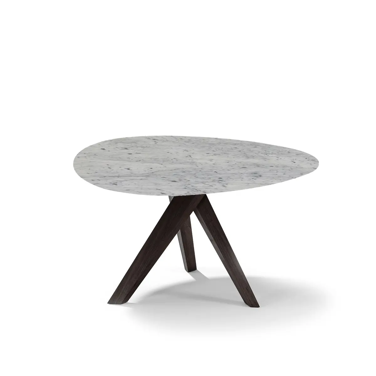 Draenert | Trilope Indoor-Outdoor Dining Table | Carrara Marble Stone 120Cm 1