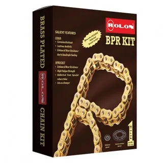 Husqvarna Svartpilen 250Cc Brass Chain Sprocket Kit By Rolon 1