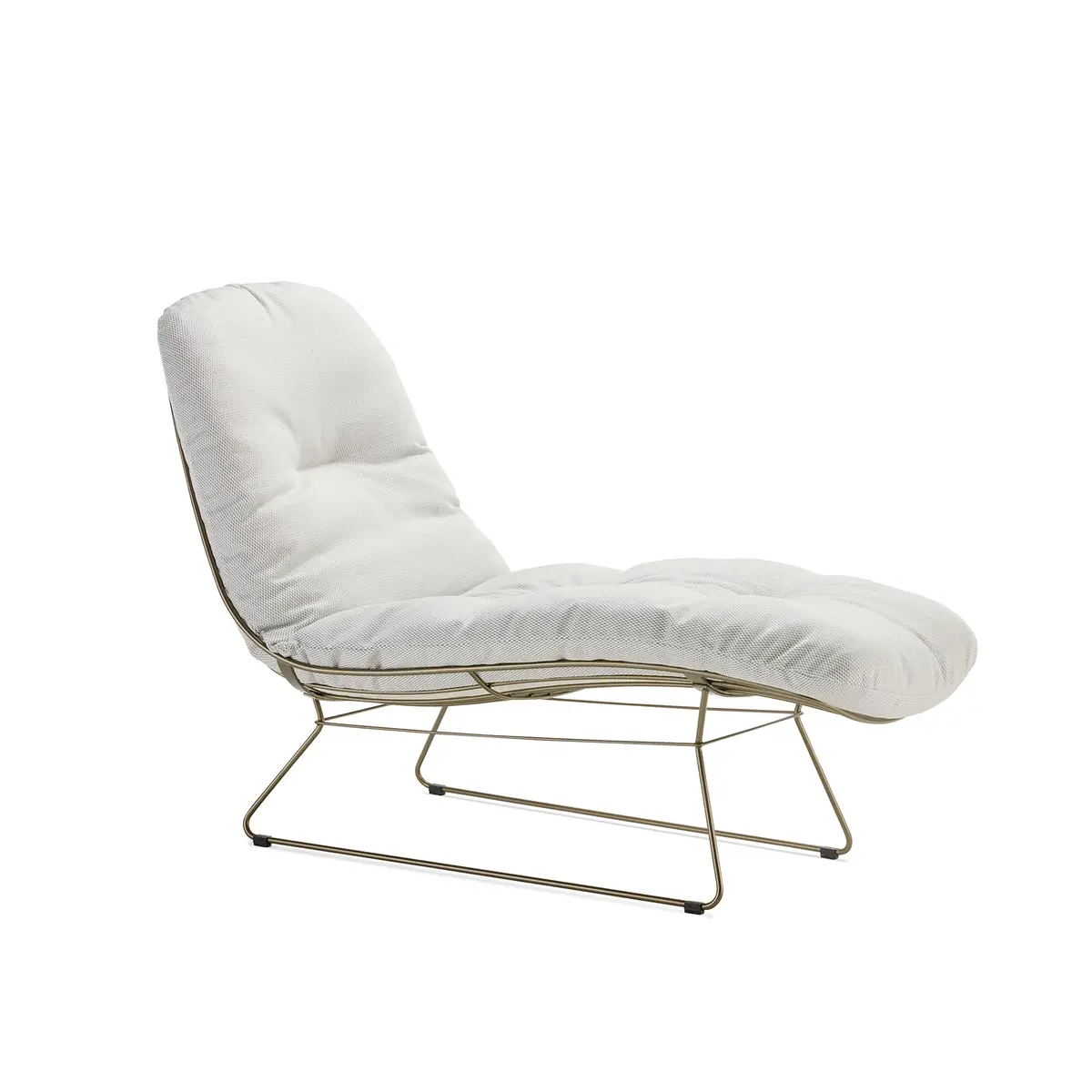 Freifrau | Leyasol Outdoor Sun Lounger | Lopi Fabric + Steel Bronze Glaze Frame 1