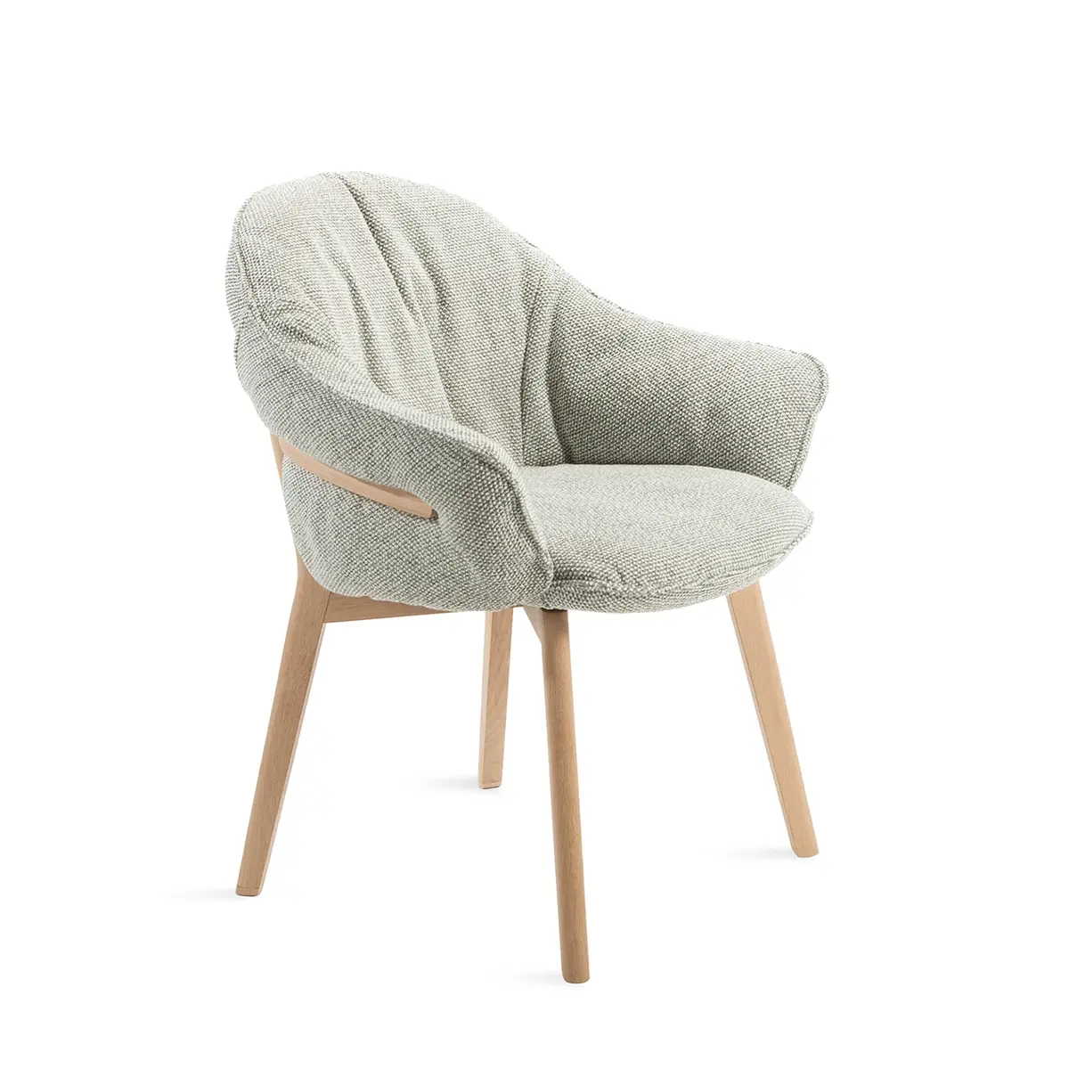 Freifrau | Marie Armchair | Maple 202 + Wooden Frame 1