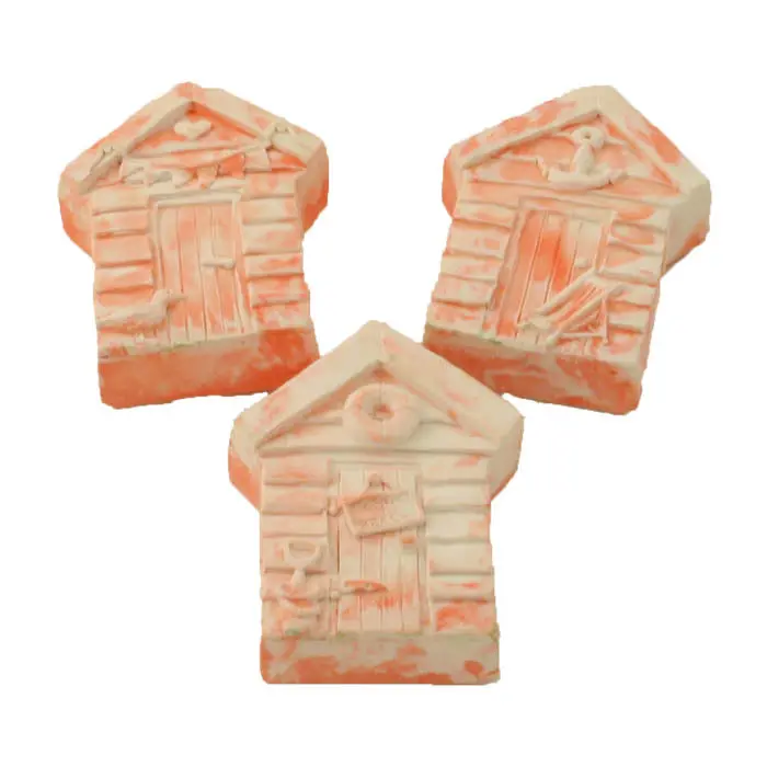 Beach Hut Decorative Plaques – 6-Pack