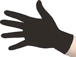 Black Xl Extra Large Hd Diamond Grip Nitrile Gloves 12774 Gl496 1
