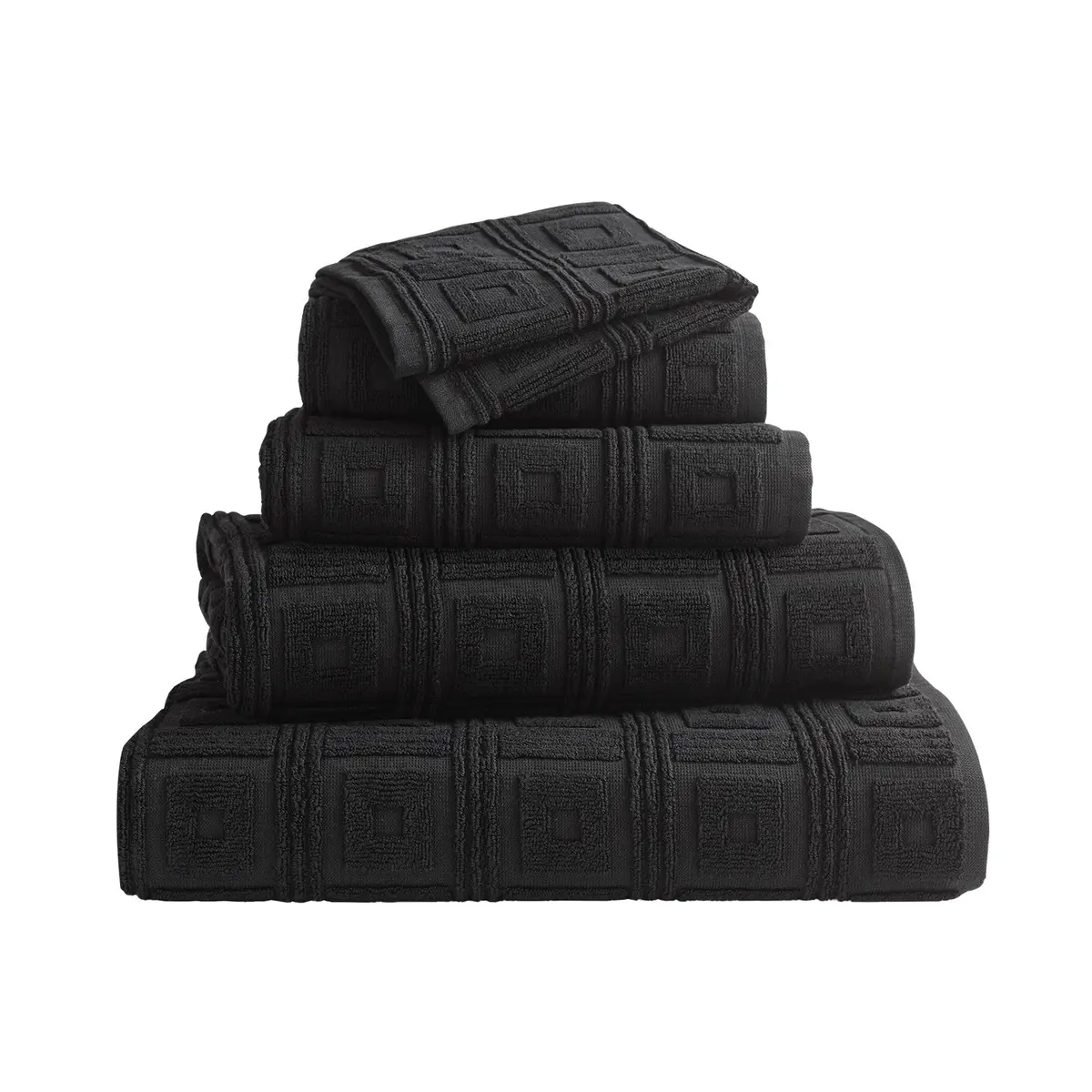 Greg Natale | Astoria Towelling Collection | Black - Lc 1