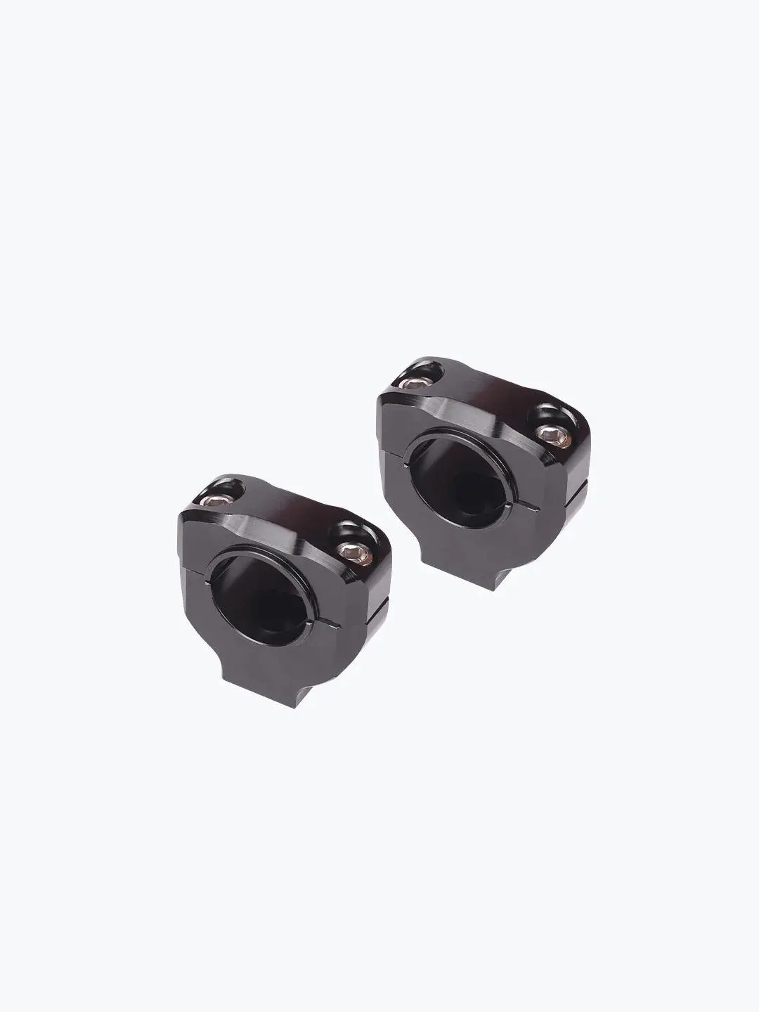 Handle Riser Bevel Edge Round Black 1