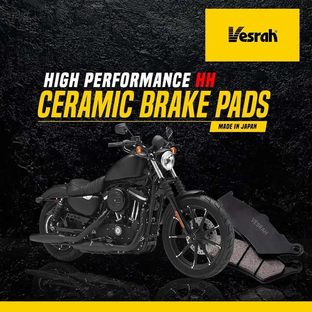 Harley Davidson Street (2016 Onwards) Rear Brake Pad By Vesrah ( Ceramic) Sd-947 1