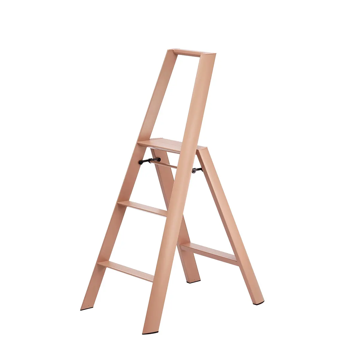 Hasegawa | Lucano 3 Step Ladder | Peach Brown 1