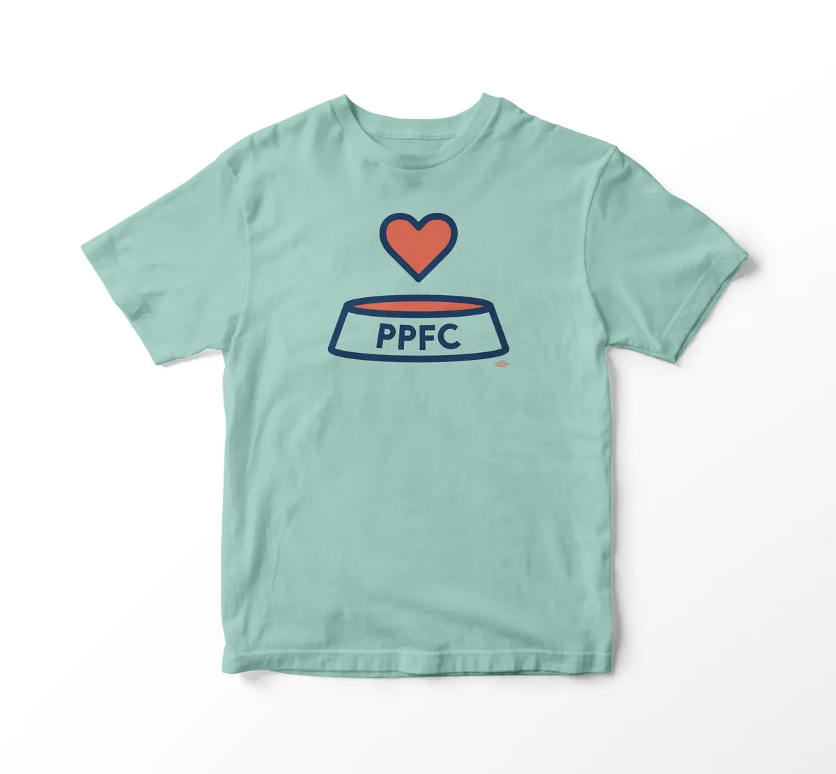 Heart Over Bowl T-Shirt - Mint 1