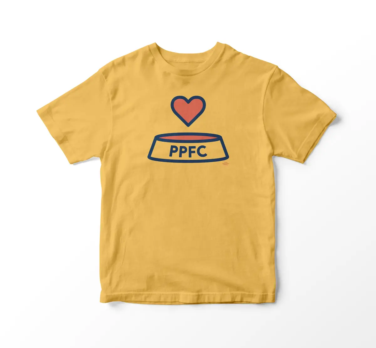 Heart Over Bowl T-Shirt - Yellow 1