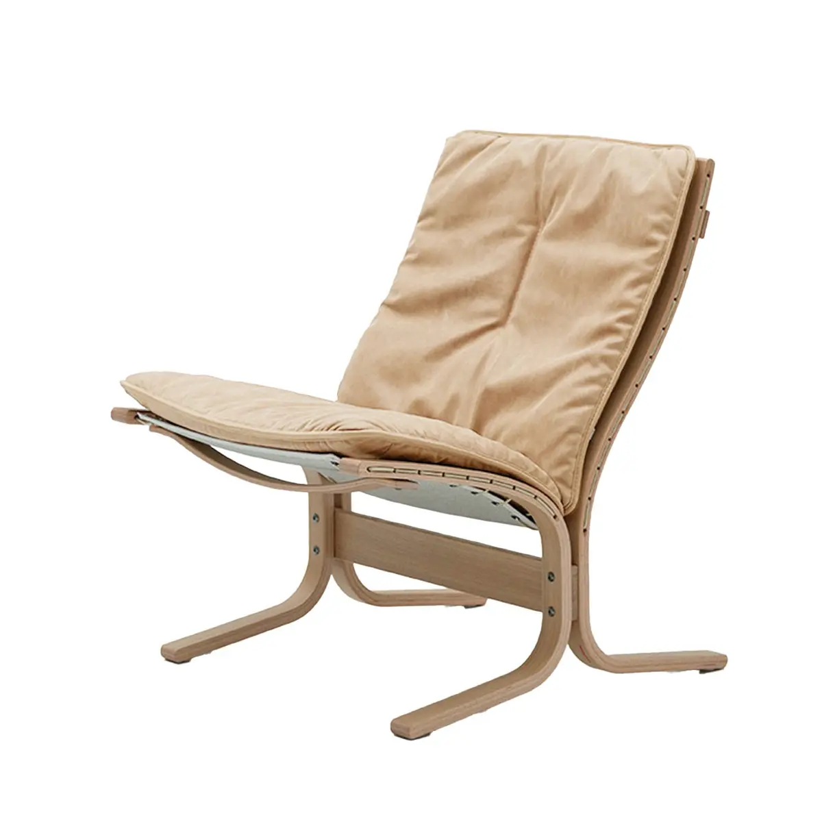 Lk Hjelle | Siesta Fiora 307 Chair | Low Back | Beech + Dunes Leather - Dc 1