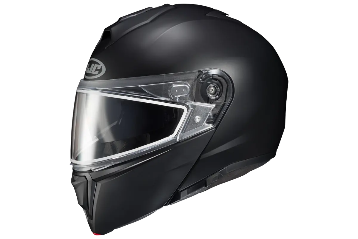 Hjc I90 Modular Winter Helmet Double Lens - Semi-Flat Black 1