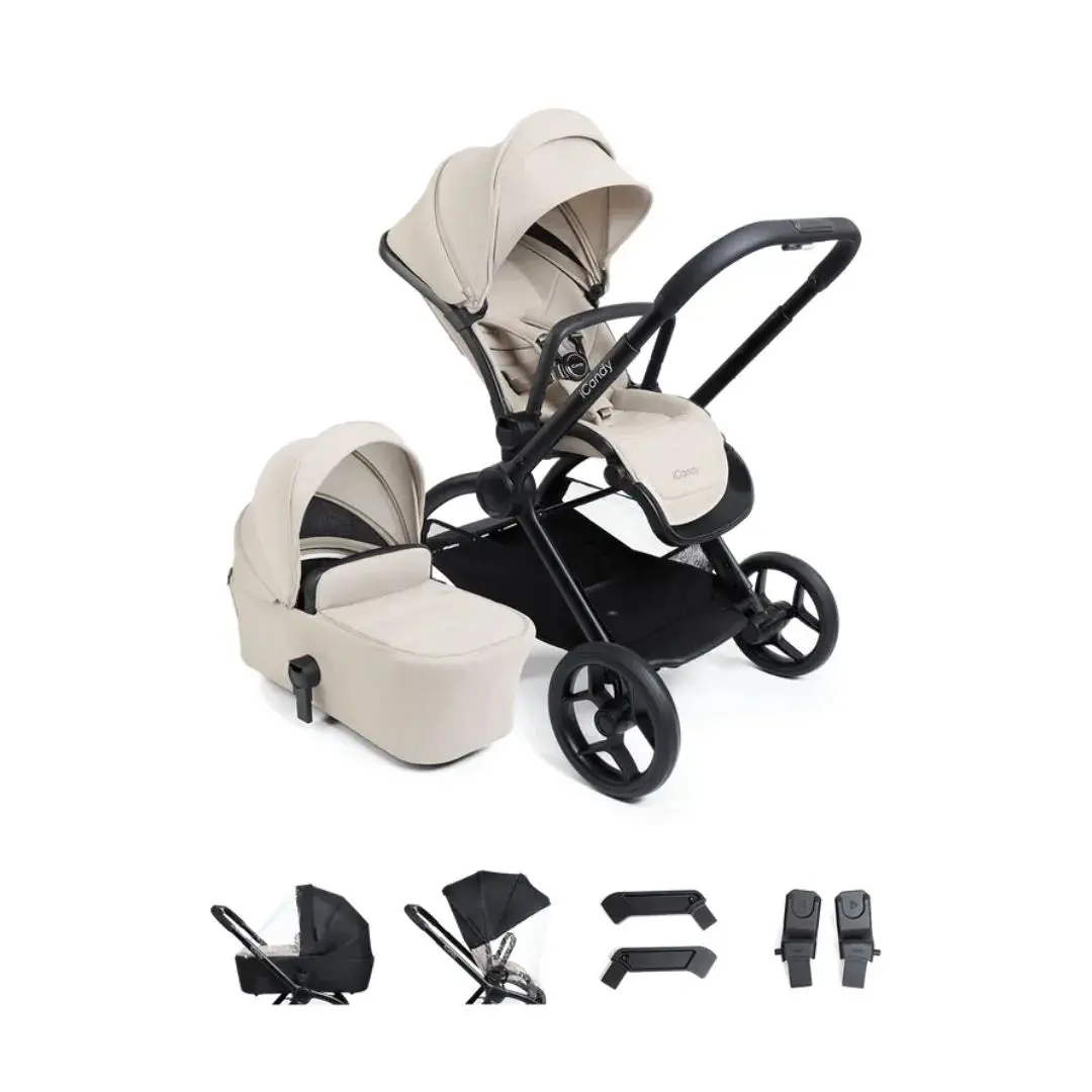 Icandy Core 2 Pushchair And Carrycot - Sandstone 1