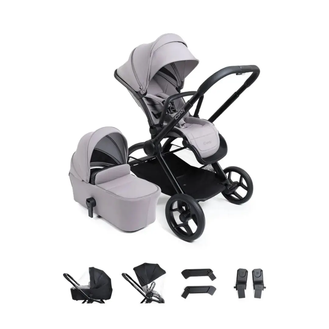 Icandy Core 2 Pushchair And Carrycot - Storm Grey 1