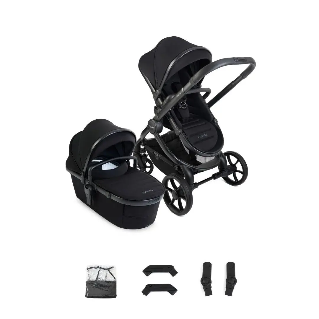 Icandy Peach 8 Pushchair Combo - Black 1
