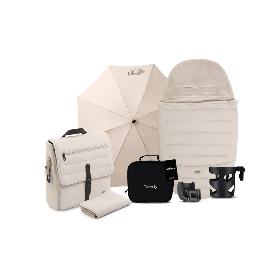 Icandy Peach 8 Pushchair And Carrycot Bundle - Biscotti 2