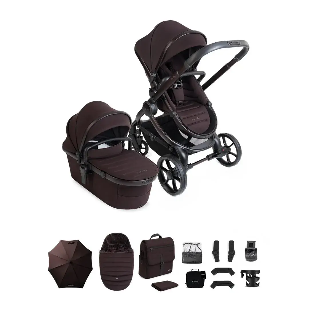 Icandy Peach 8 Pushchair And Carrycot Bundle - Coffee Bean 1