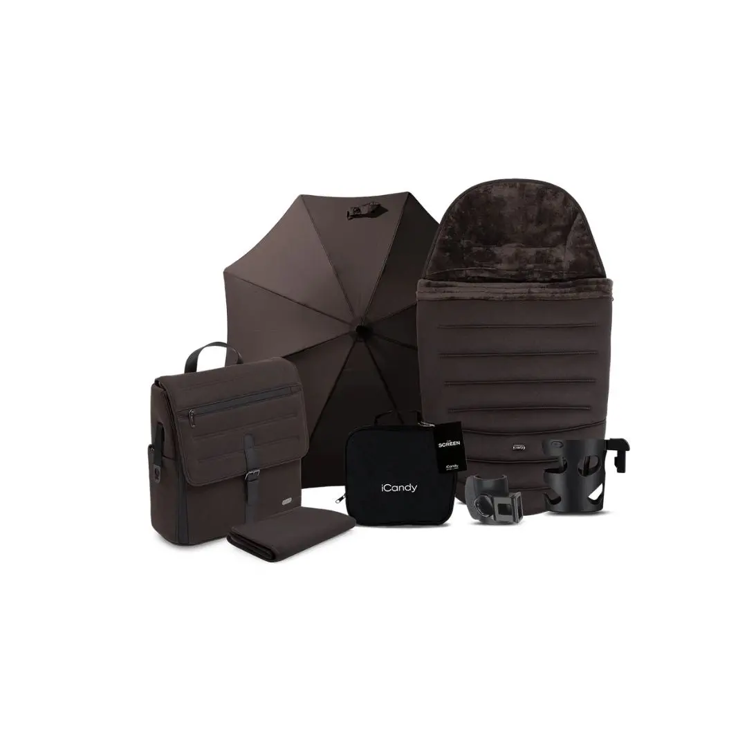 Icandy Peach 8 Pushchair And Carrycot Bundle - Pecan 2