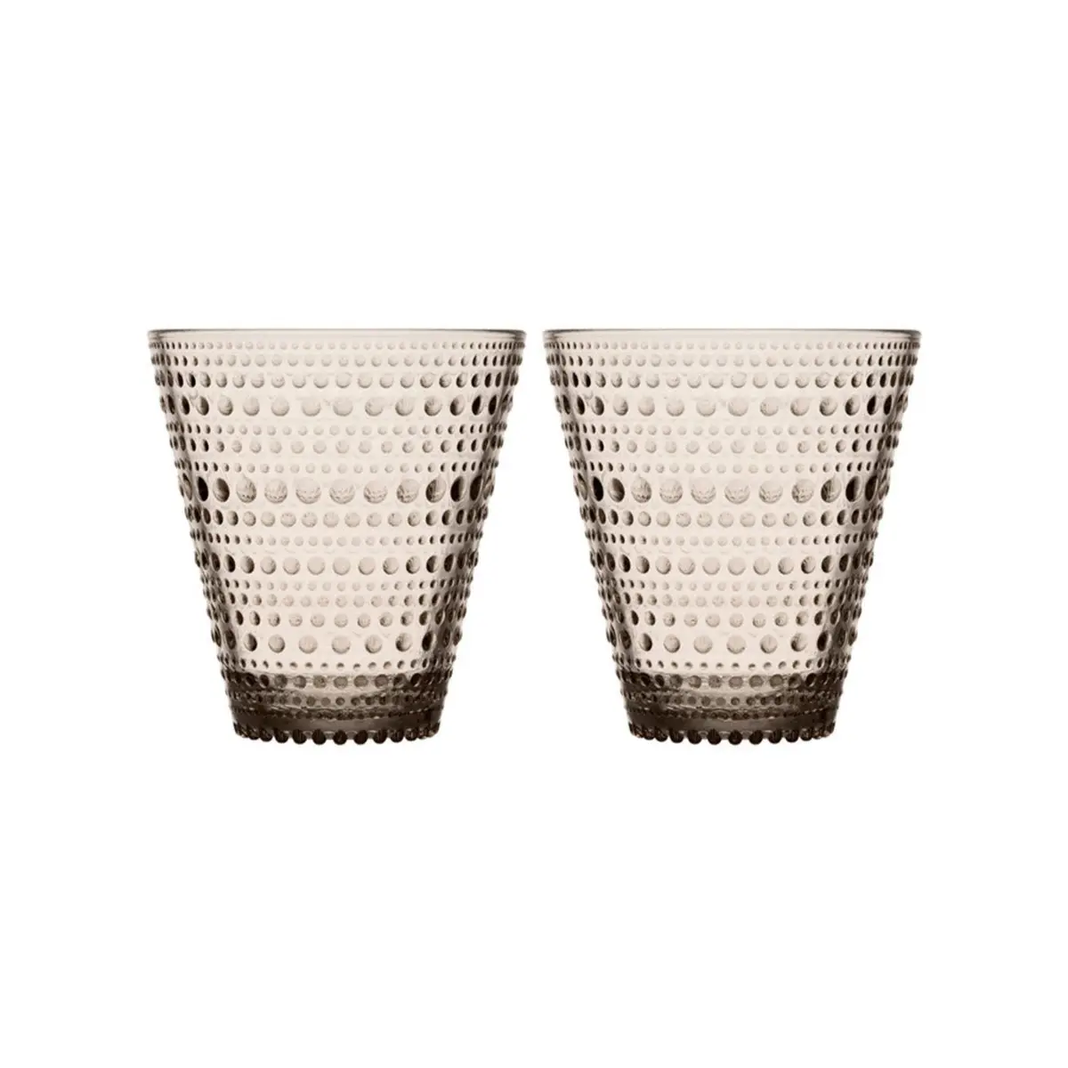 Iittala | Kastehelmi Tumbler | Set Of 2 | Linen - Dc 1