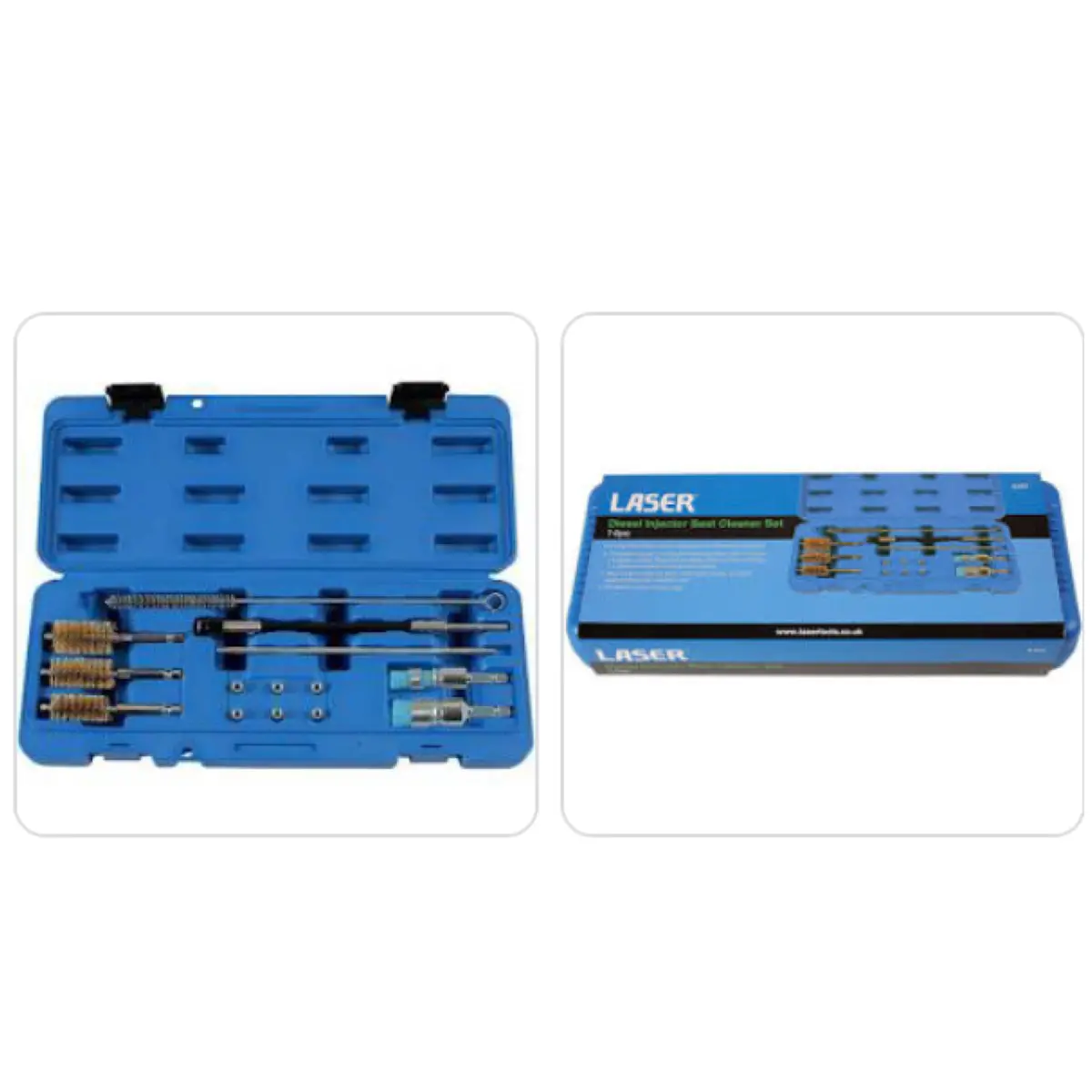 Laser 14 Piece Diesel Injector Seat Cleaner Set 6101 1